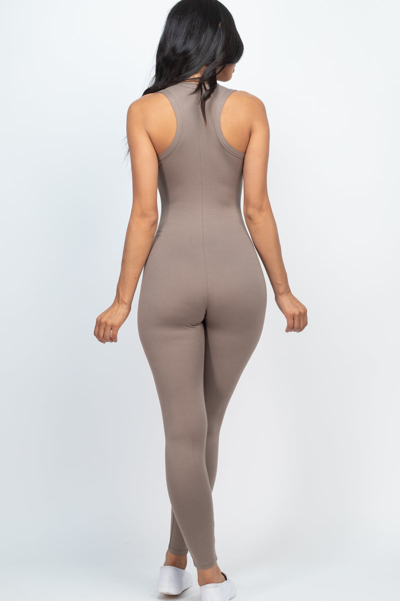 Racer Back Bodycon Jumpsuit (CAPELLA)