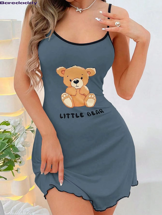 Baredaddy Cute Skirt Short Night Dress