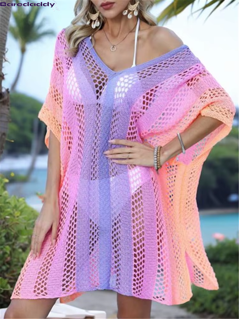 Baredaddy Fashion Hole Beach Cover Ups Beachwear