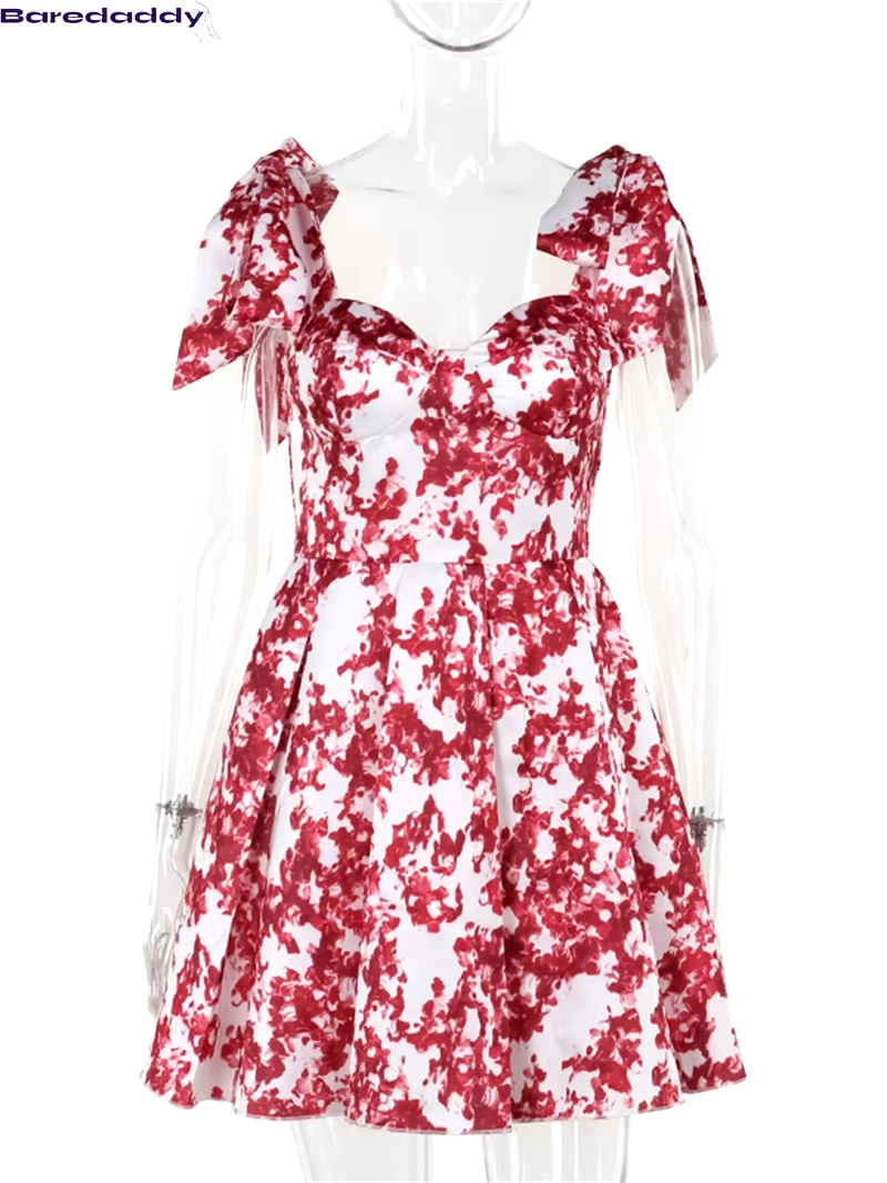 Baredaddy Vhiuat Floral Print A-Line Dress