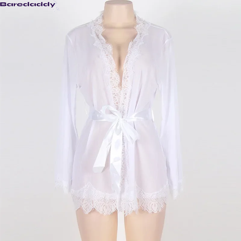 Baredaddy Gauze Lace Pajamas Nightwear