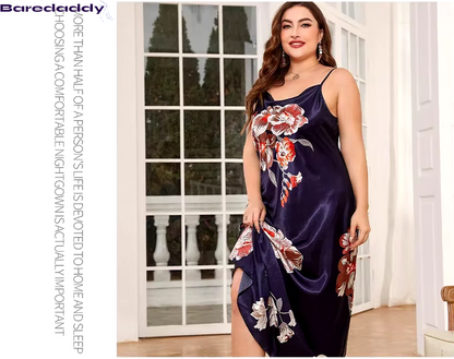 Baredaddy Plus size Suspender Nightdress