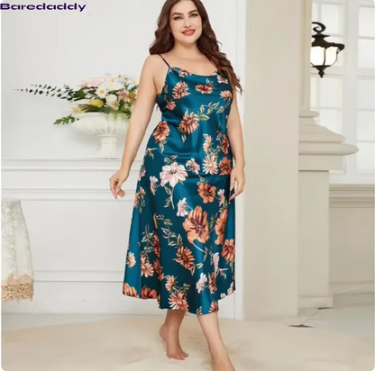 Baredaddy Plus size Suspender Nightdress