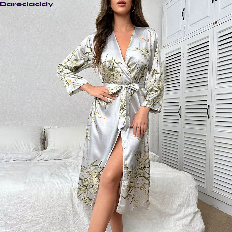 Baredaddy Sexy Loose Night Robe Set