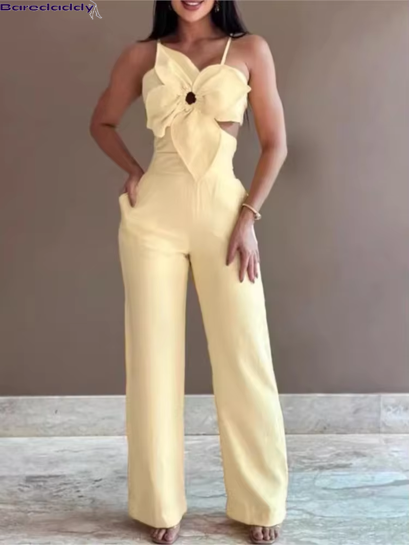 Baredaddy Spaghetti Strap Fashion Jumpsuit