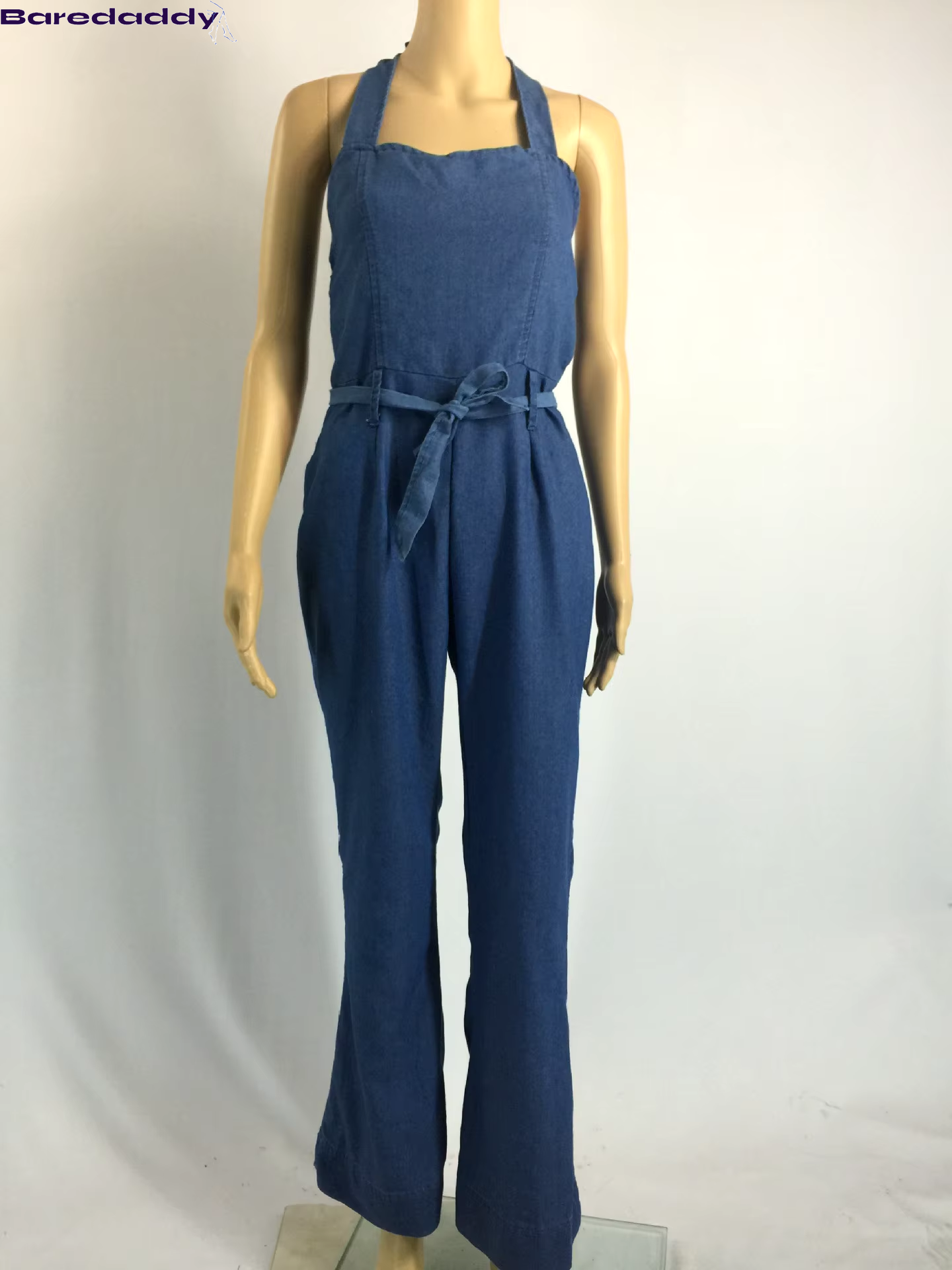 Baredaddy Mocha Denim Jumpsuit