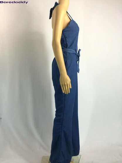 Baredaddy Mocha Denim Jumpsuit