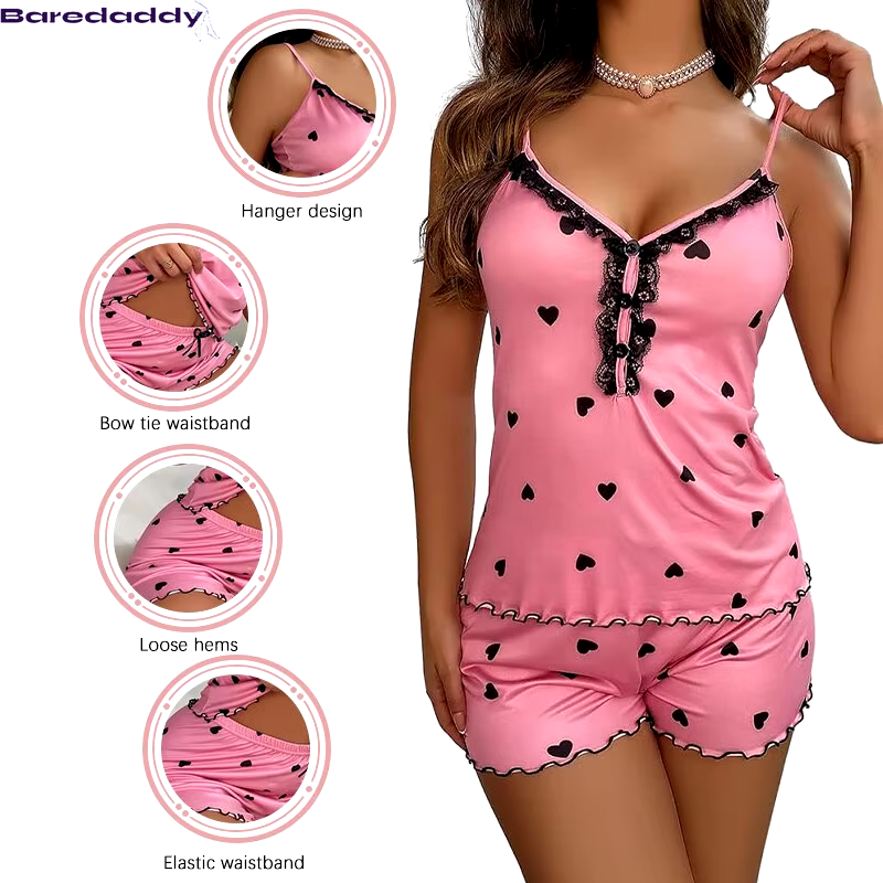 Baredaddy luke Two Pieces Pajamas Set Nightwear