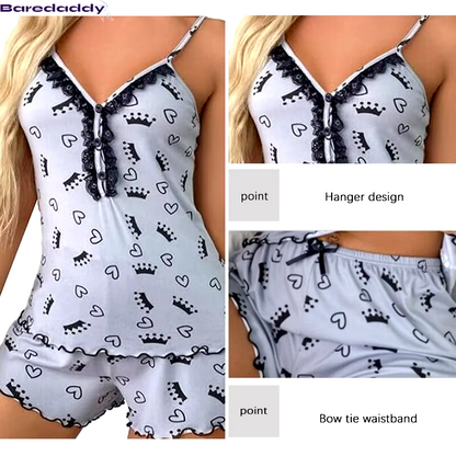 Baredaddy luke Two Pieces Pajamas Set Nightwear