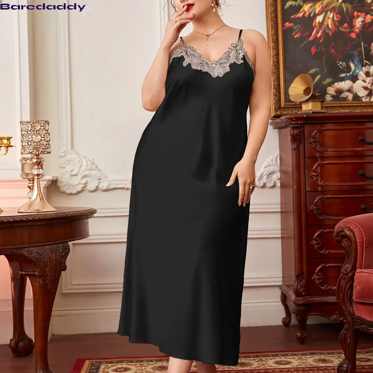 Camisolas Plus-Sized Sleepwear Nightwear