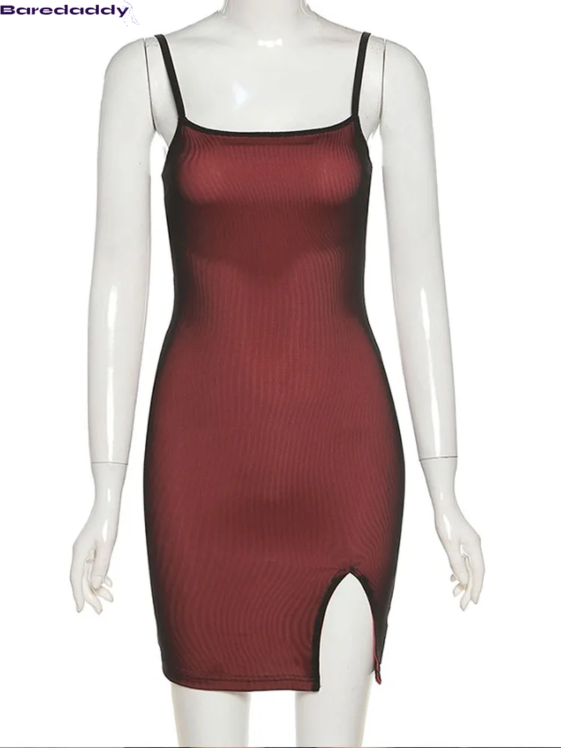 Mesh Double Layer Sexy Skinny Bodycon Dress